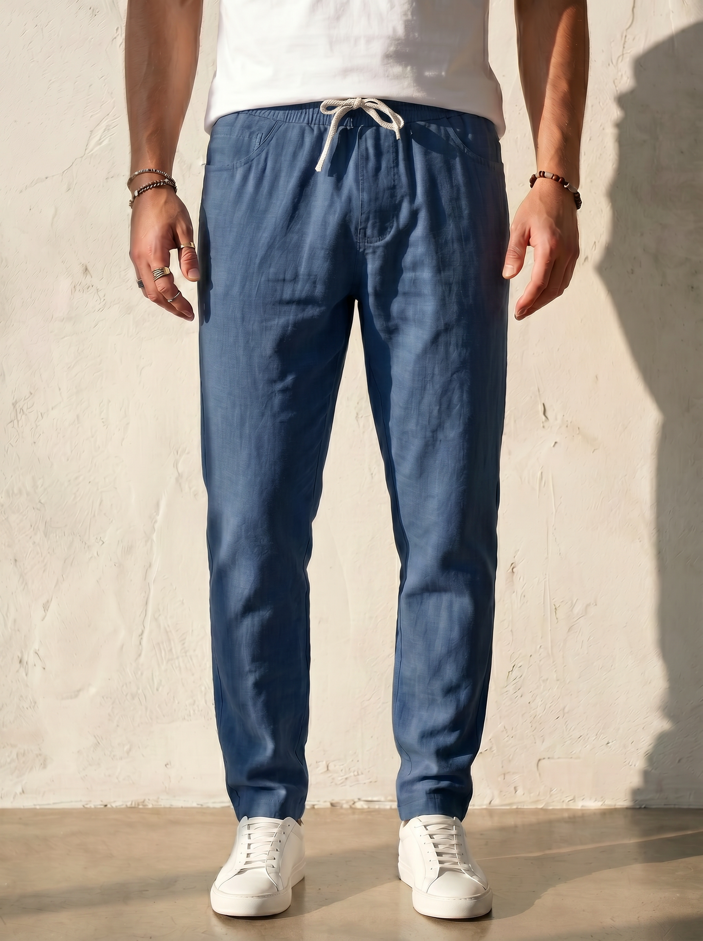 Martin |Pantalones de Playa de Lino