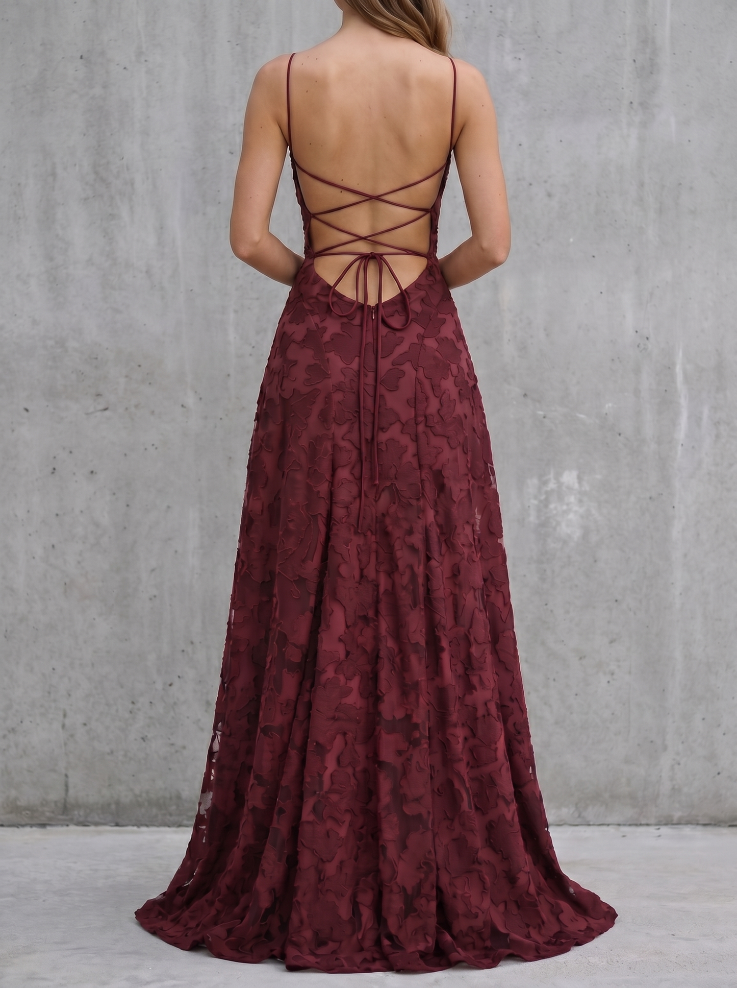 SOFIA | Elegante vestido largo de encaje