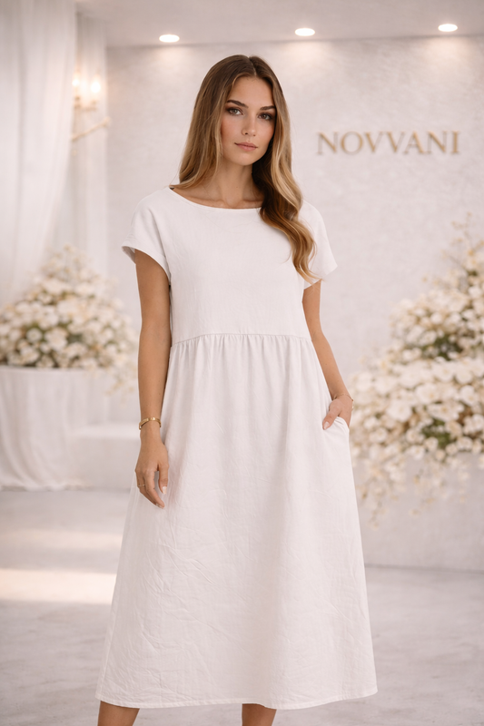 MARIA | Vestido Largo Elegante Minimalista