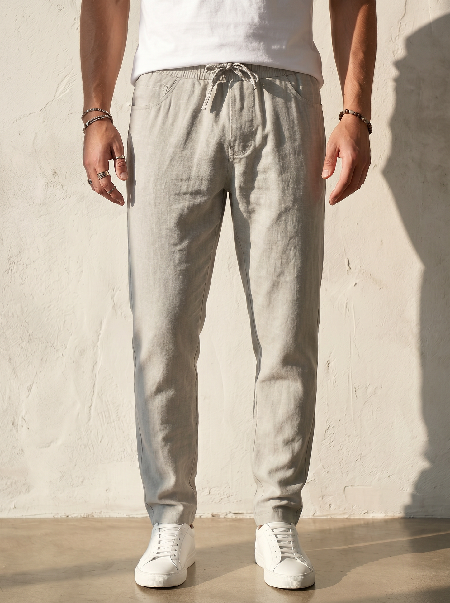 Martin |Pantalones de Playa de Lino