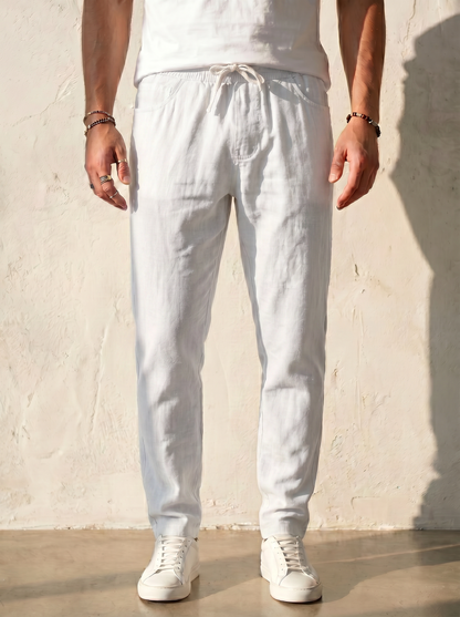 Martin |Pantalones de Playa de Lino