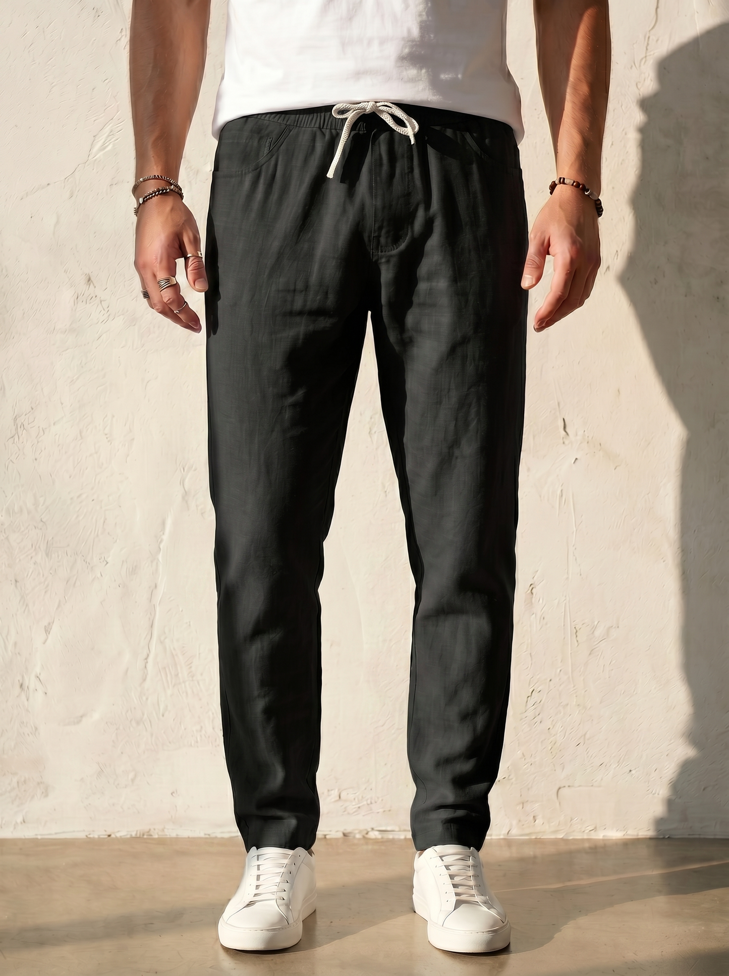 Martin |Pantalones de Playa de Lino