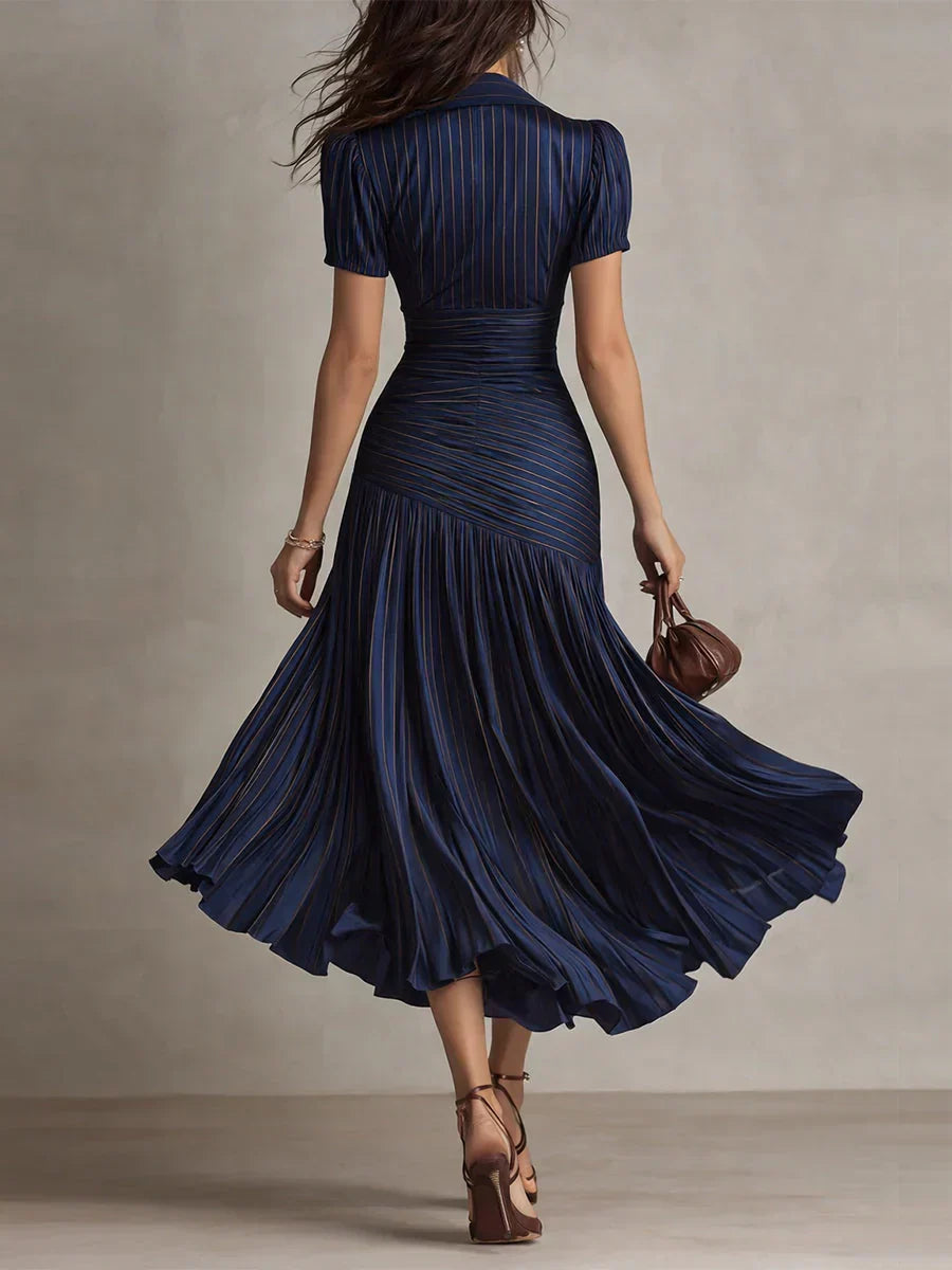 Firenze | Vestido Maxi de Chiffon Vintage Elegante