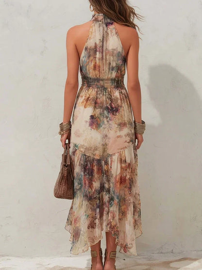 Chloé | Vestido Midi Dulce Floral Vintage
