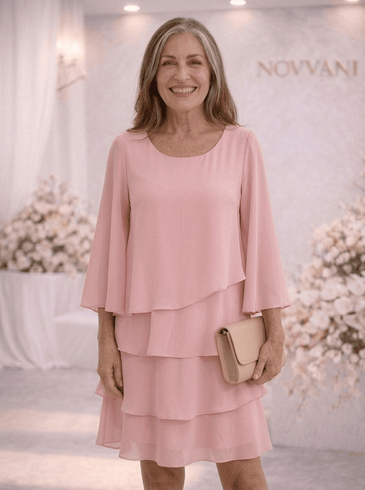 ALINA | Elegante vestido con volantes