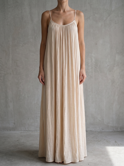 Clara | Vestido espalda al descubierto tirantes ajustables