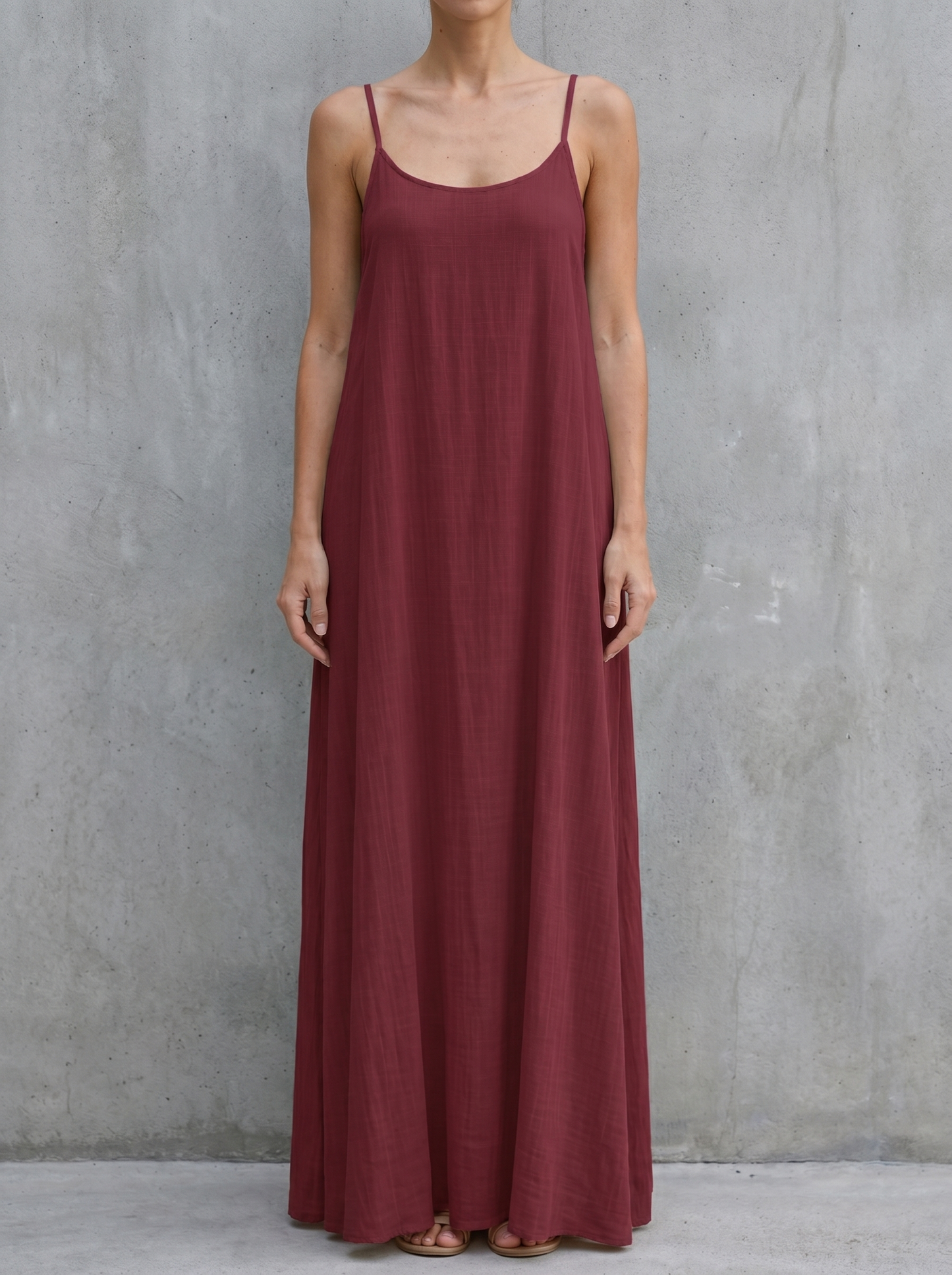 Clara | Vestido espalda al descubierto tirantes ajustables