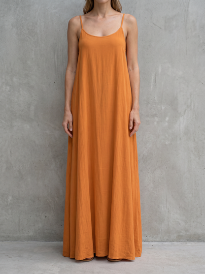 Clara | Vestido espalda al descubierto tirantes ajustables
