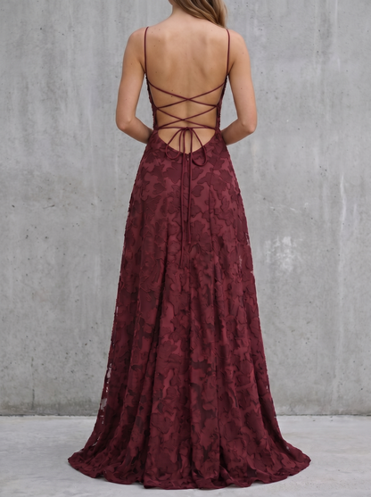 SOFIA | Elegante vestido largo de encaje